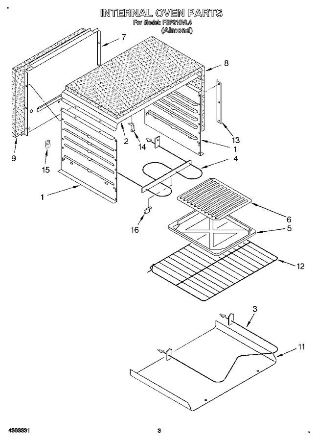 Diagram for FEP210VL4