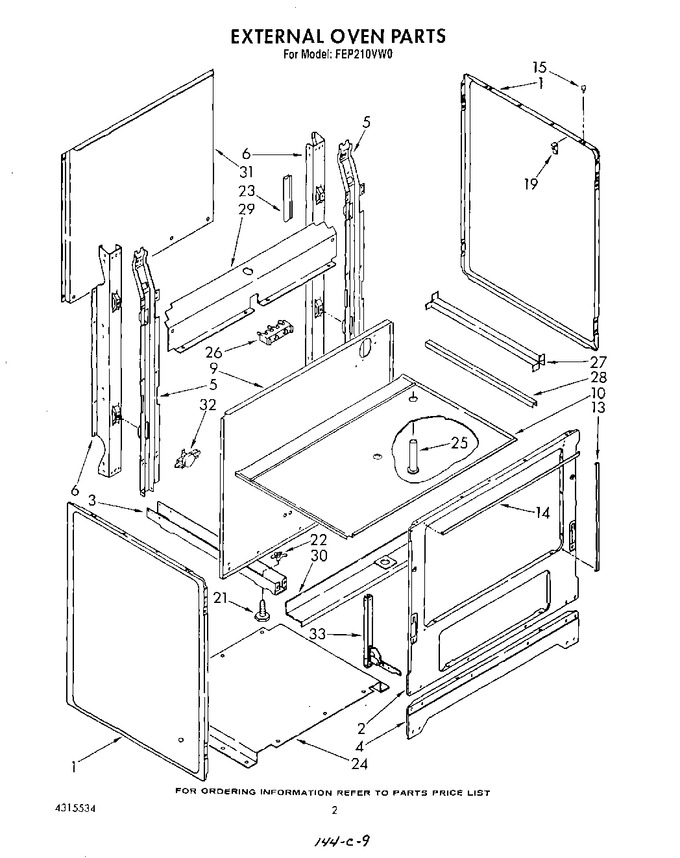Diagram for FEP210VW0
