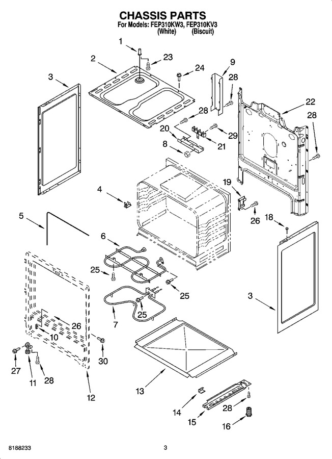 Diagram for FEP310KW3