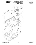 Diagram for 01 - Cooktop, Literature