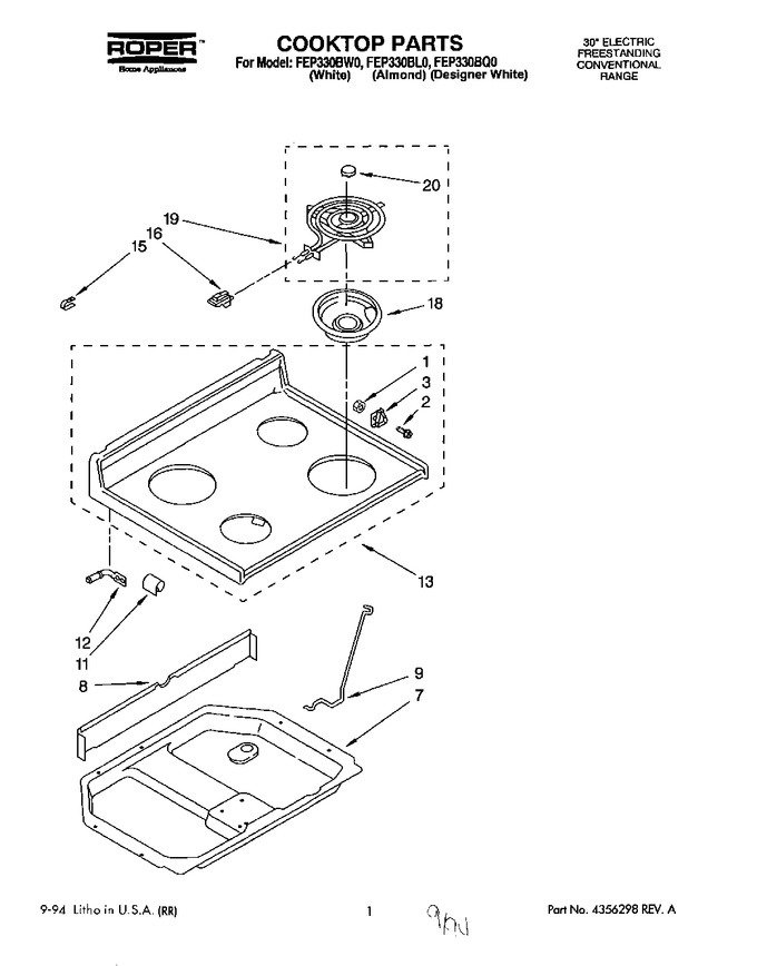 Diagram for FEP330BW0