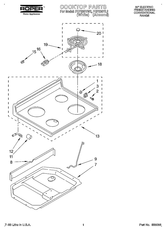 Diagram for FEP330YW2