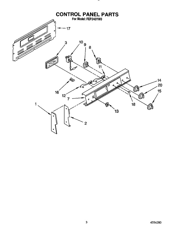 Diagram for FEP340YW0