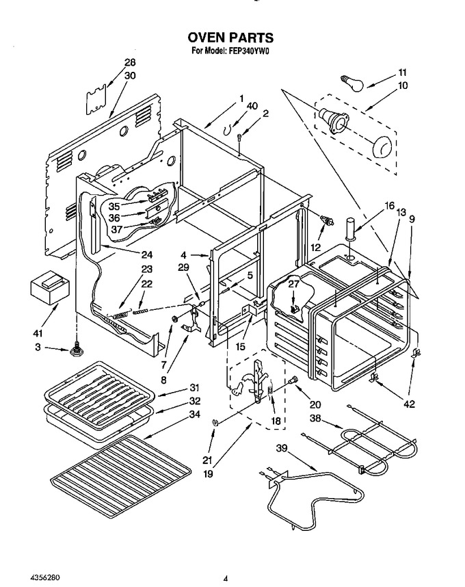 Diagram for FEP340YW0