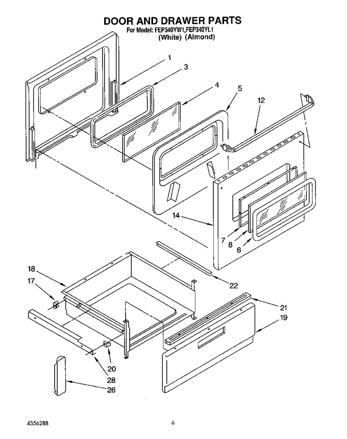 Diagram for FEP340YW1