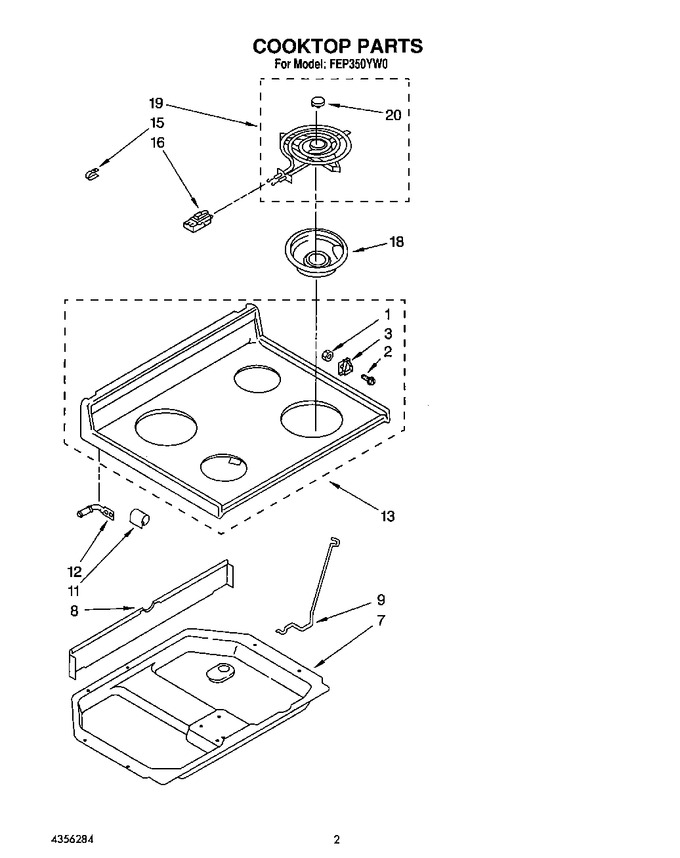 Diagram for FEP350YW0