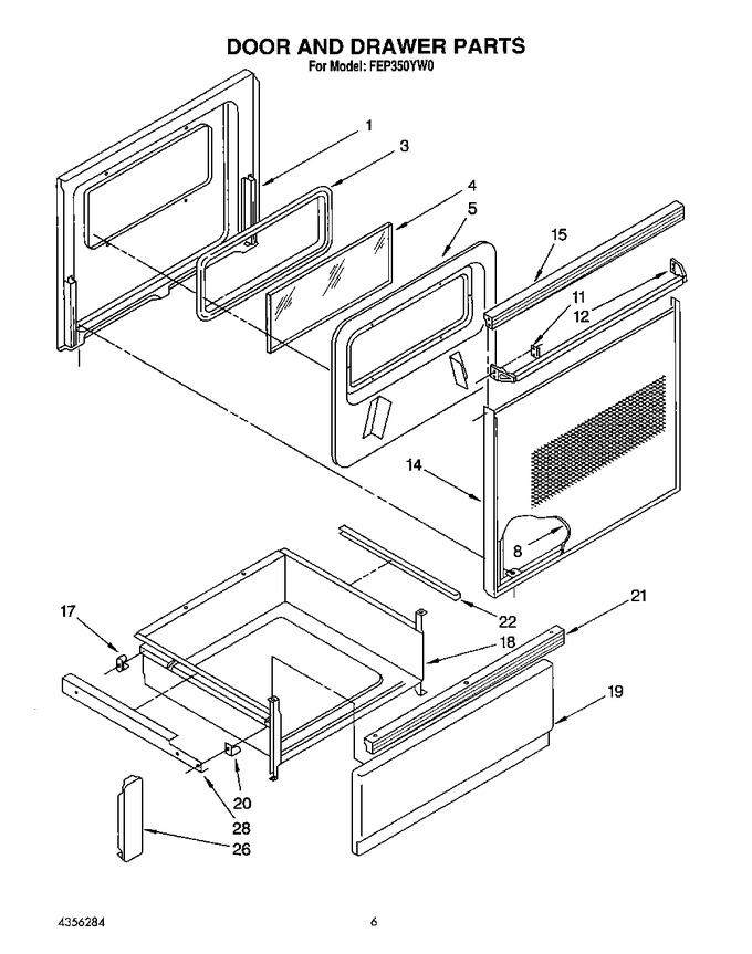 Diagram for FEP350YW0