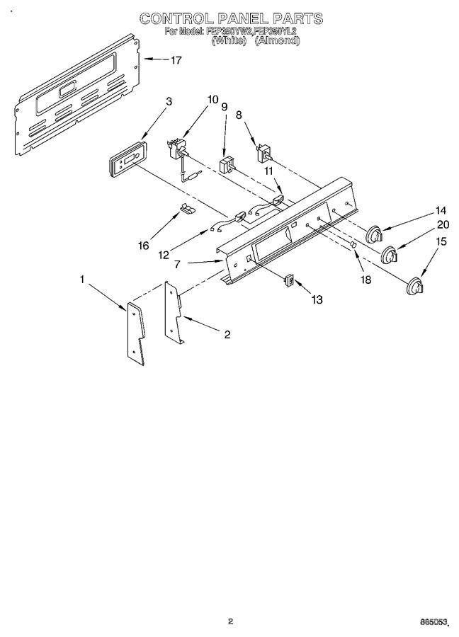 Diagram for FEP350YW2