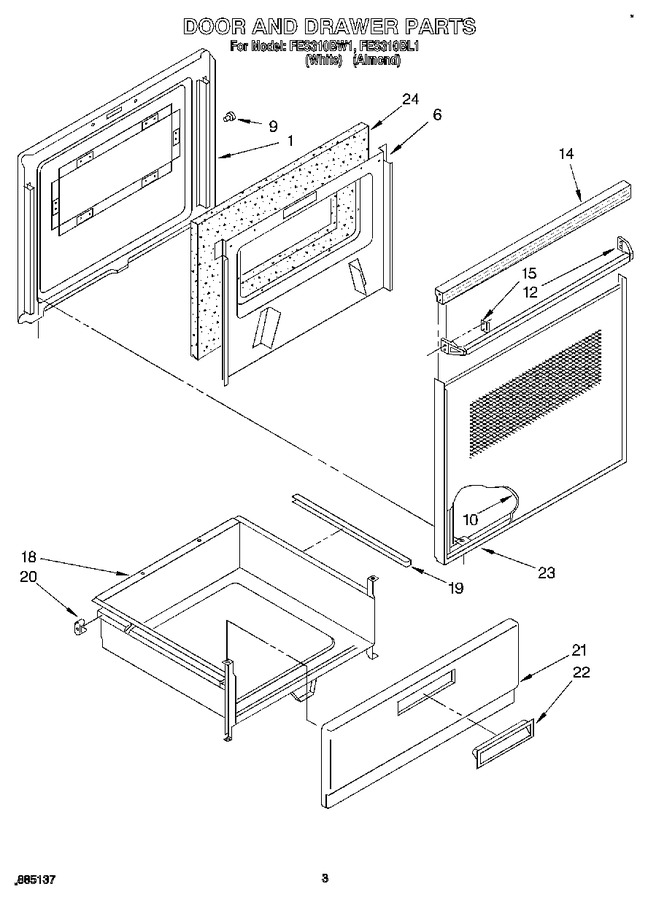 Diagram for FES310BW1