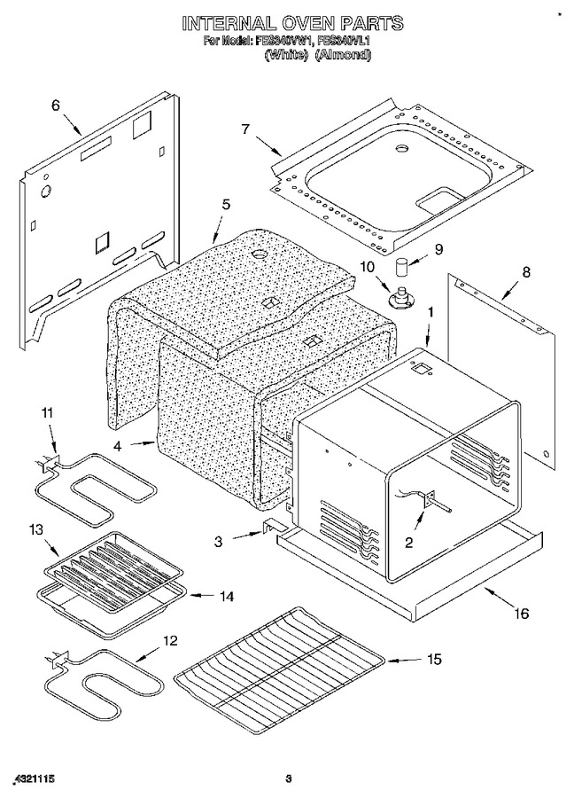 Diagram for FES340VW1