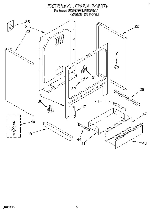 Diagram for FES340VL1