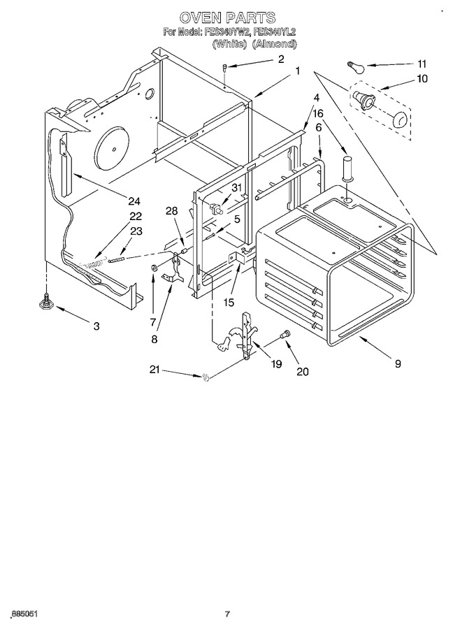 Diagram for FES340YW2