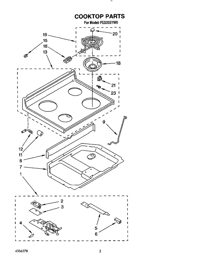 Diagram for FES355YW0