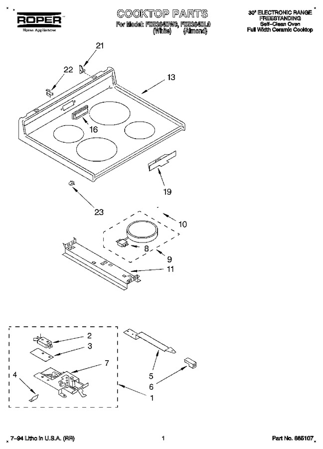 Diagram for FES364BL0
