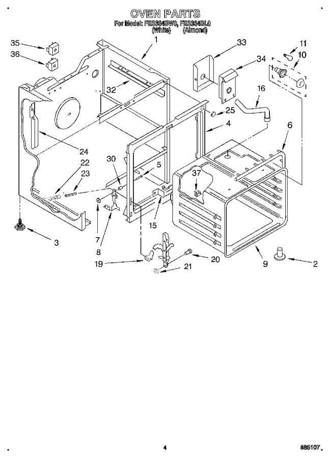 Diagram for FES364BL0