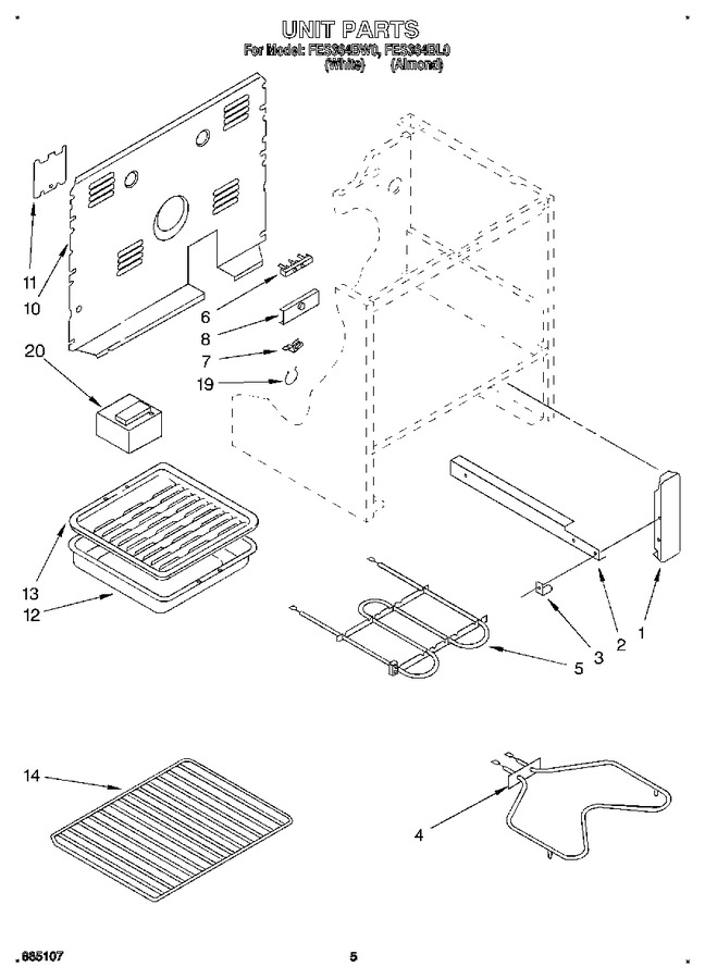 Diagram for FES364BL0
