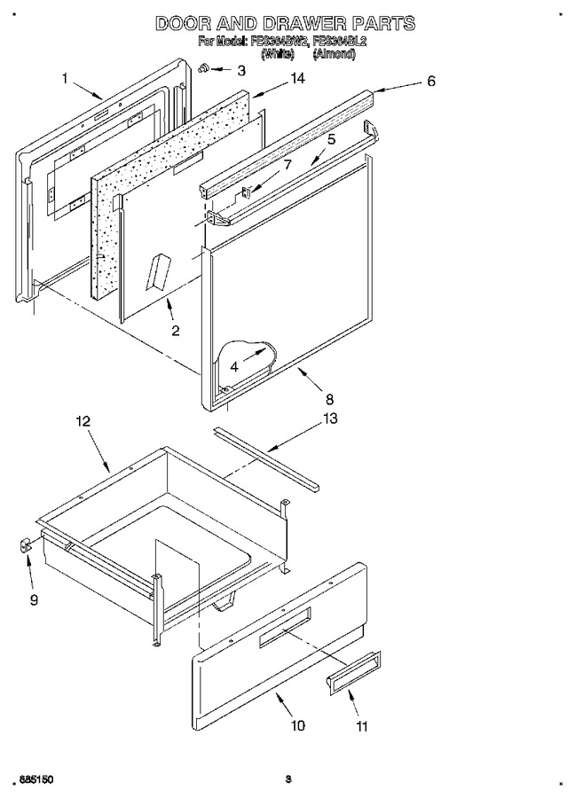 Diagram for FES364BW2
