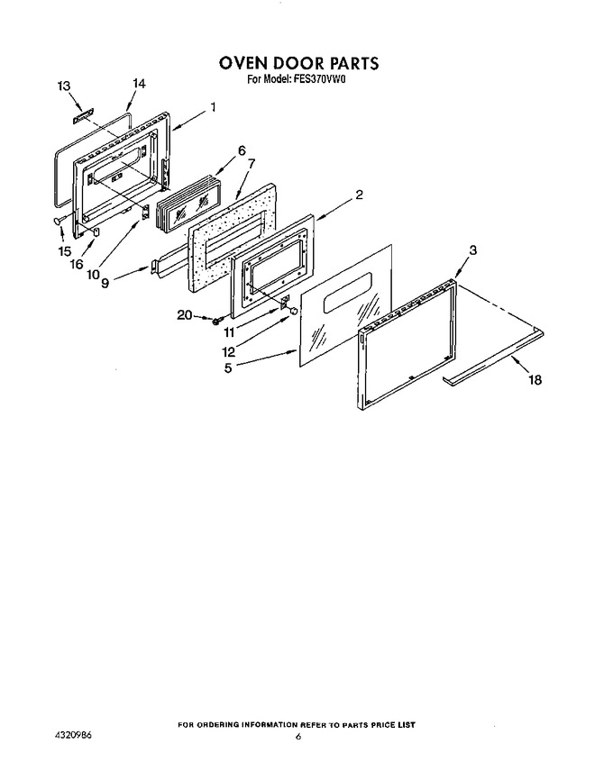 Diagram for FES370VX0