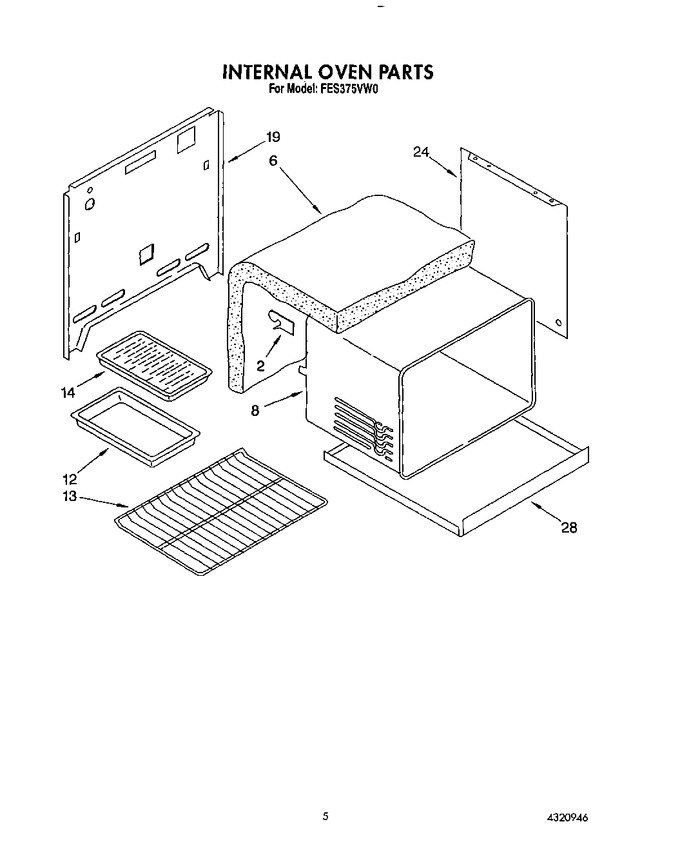 Diagram for FES370VW0