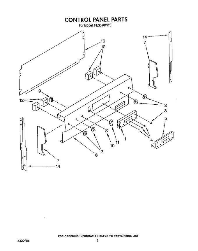 Diagram for FES370VX0