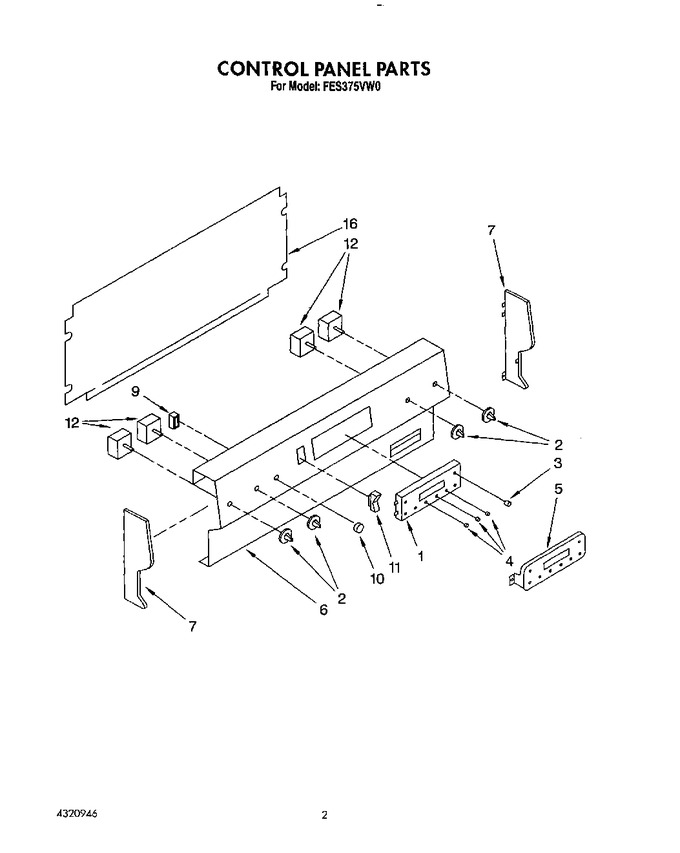 Diagram for FES375VW0