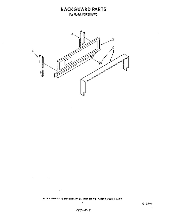 Diagram for FGP215VW0