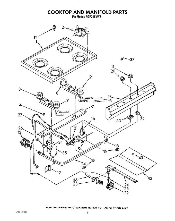 Diagram for FGP215VW4