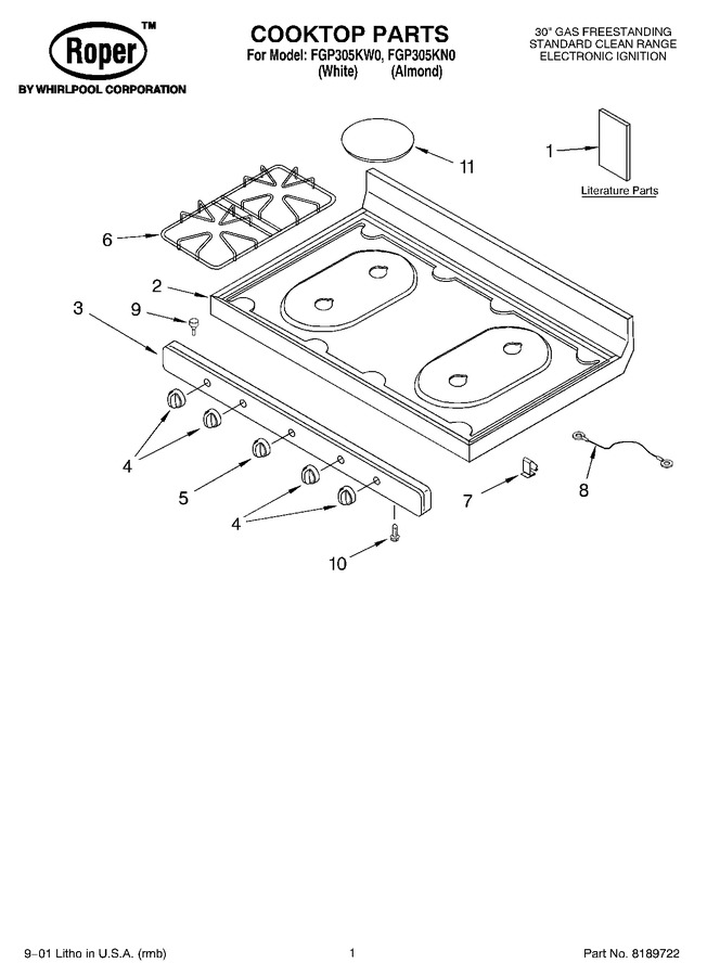 Diagram for FGP305KW0
