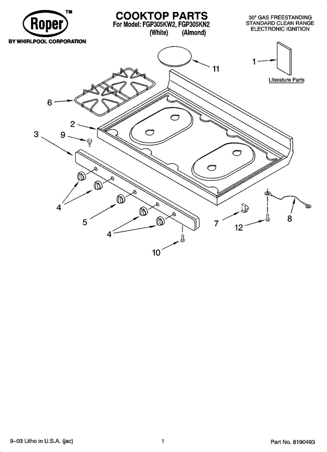 Diagram for FGP305KW2