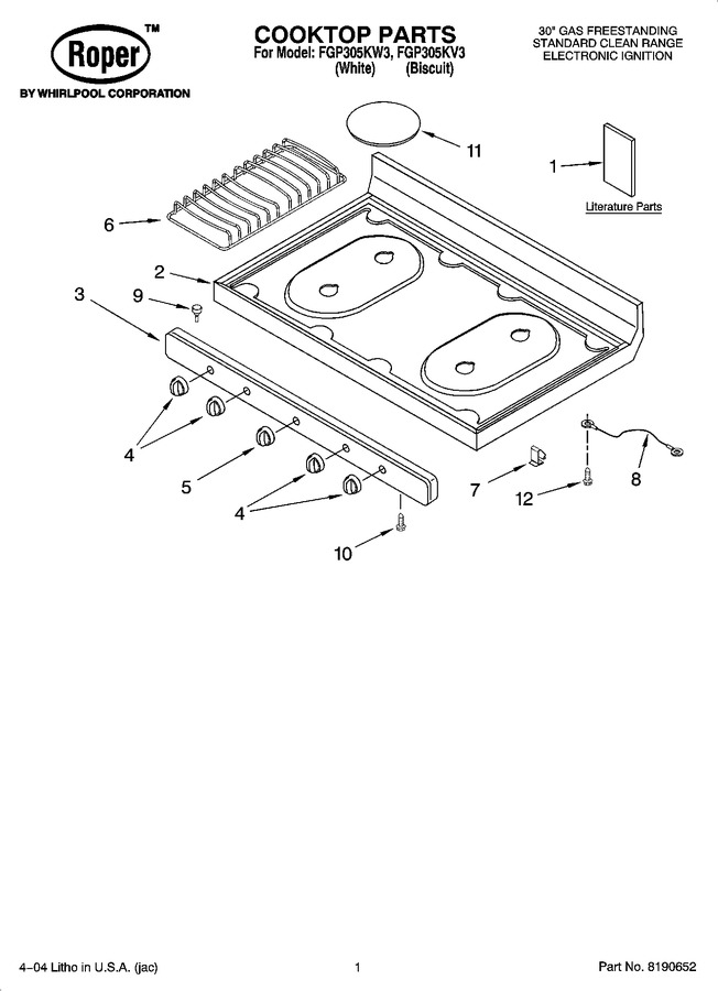 Diagram for FGP305KV3