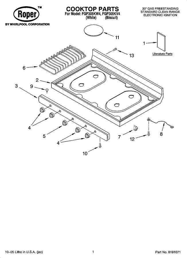 Diagram for FGP305KV4