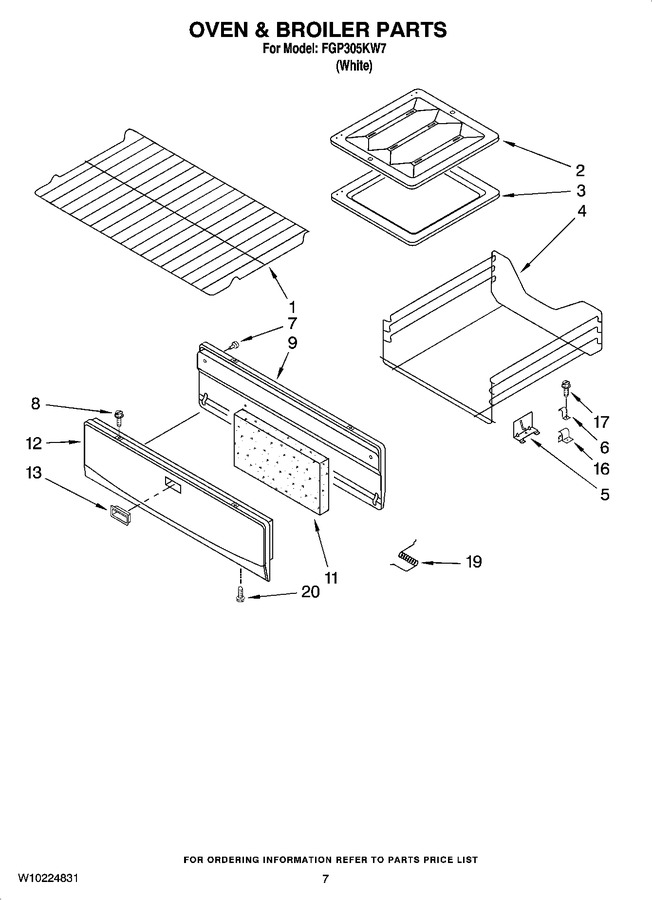 Diagram for FGP305KW7