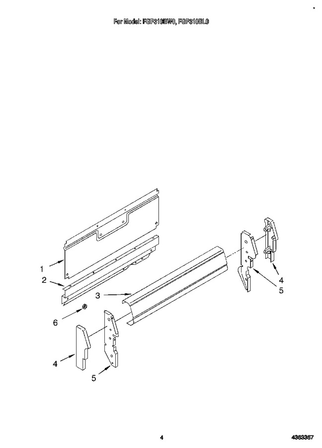 Diagram for FGP310BW0