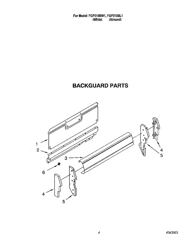 Diagram for FGP310BW1