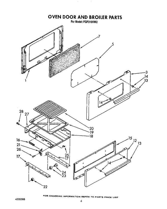 Diagram for FGP310VW2