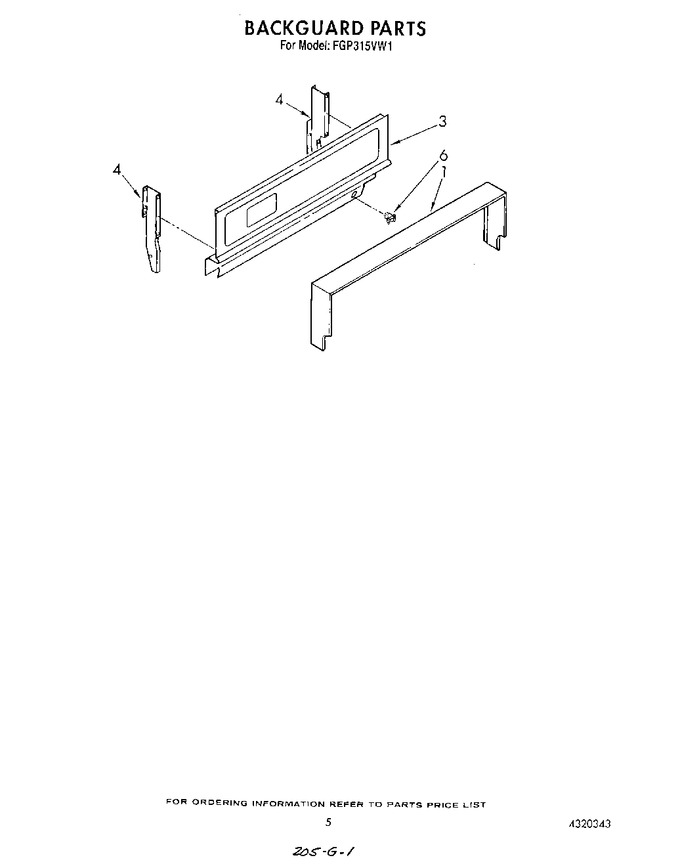 Diagram for FGP315VW1