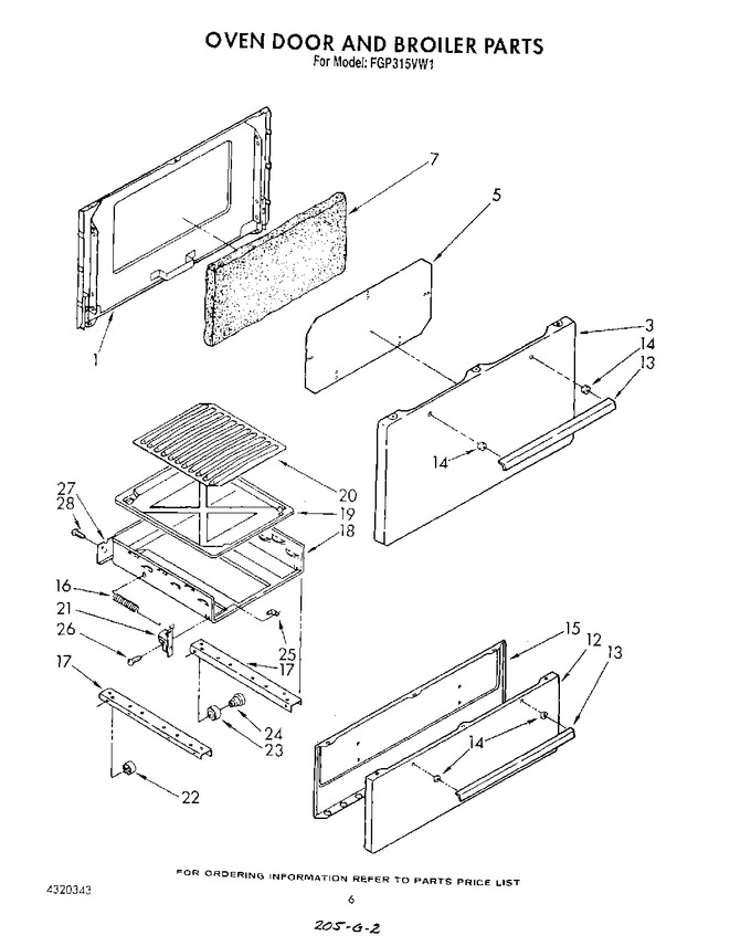 Diagram for FGP315VW1