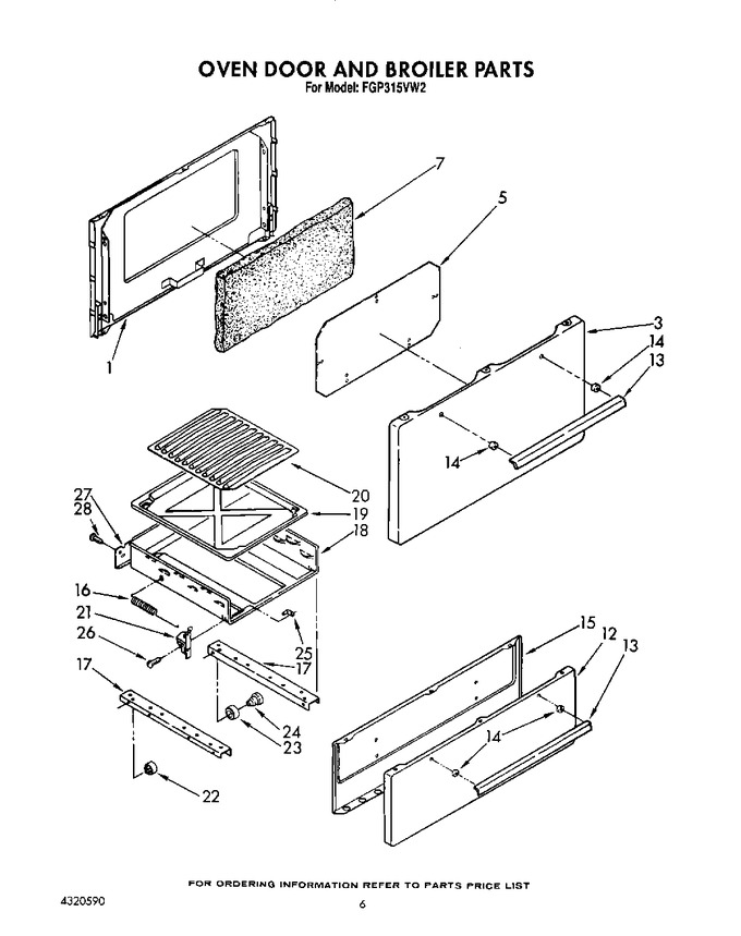 Diagram for FGP315VW2