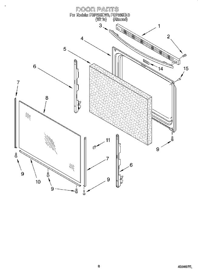Diagram for FGP335EW0