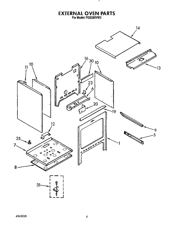 Diagram for FGS385VL2