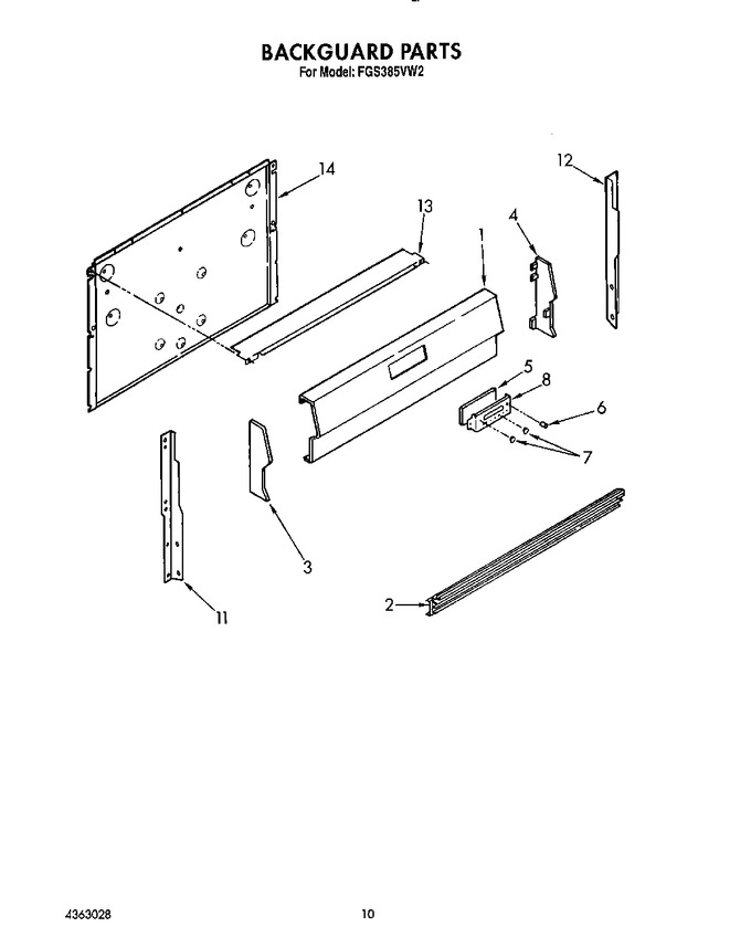 Diagram for FGS385VL2