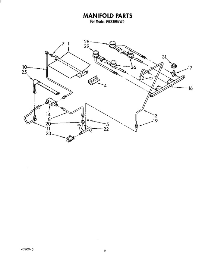 Diagram for FGS395VW0