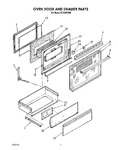 Diagram for 06 - Oven Door And Drawer