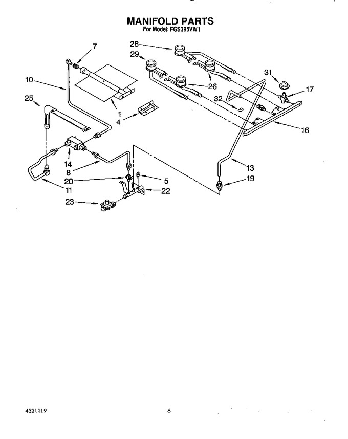 Diagram for FGS395VW1
