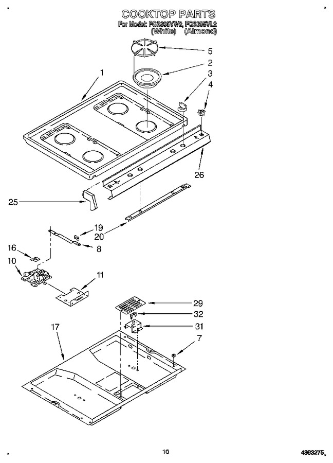 Diagram for FGS395VL2