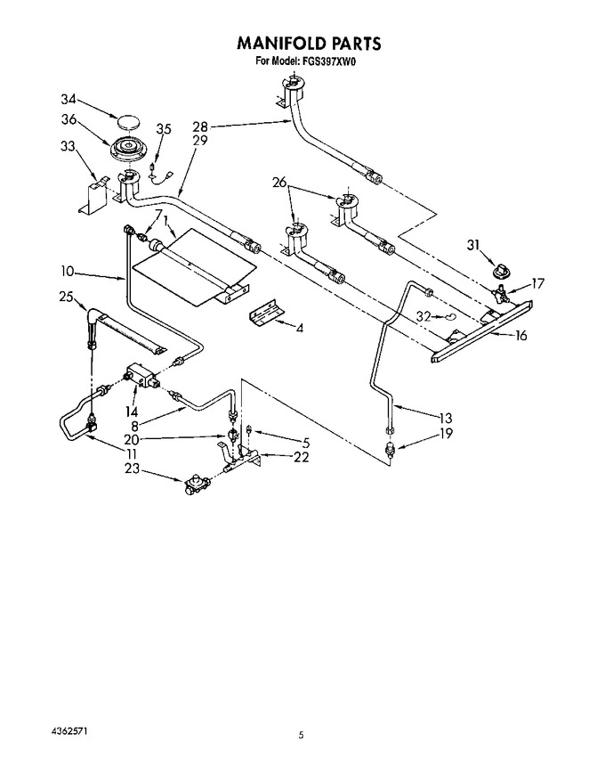 Diagram for FGS397XW0