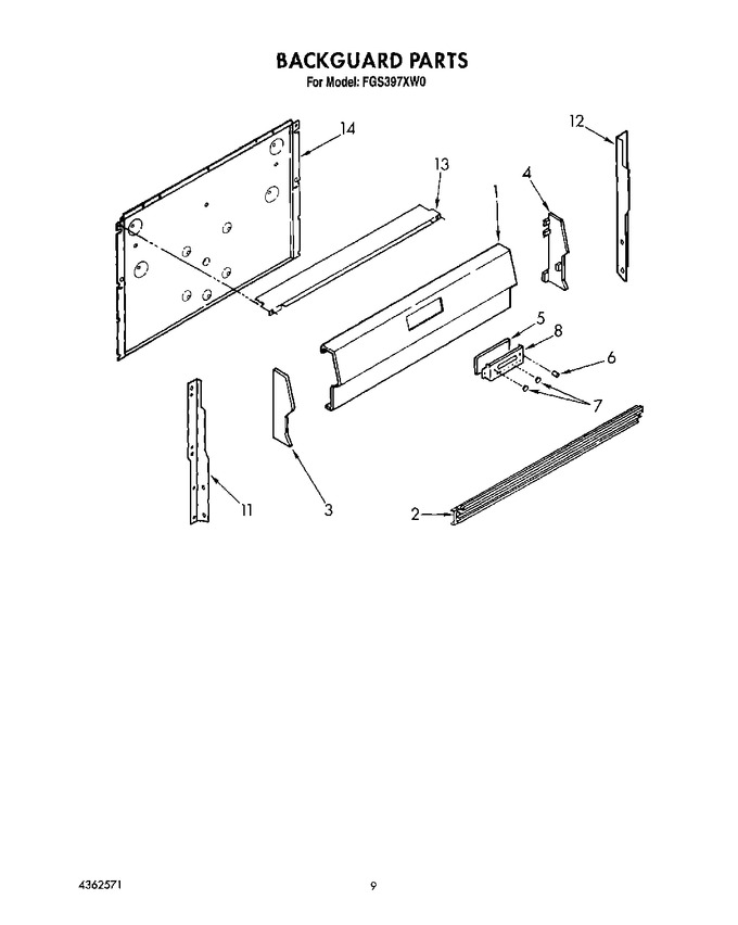 Diagram for FGS397XW0