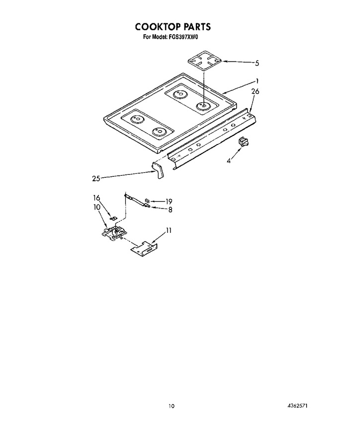Diagram for FGS397XW0