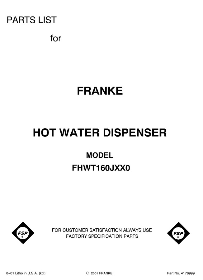 Diagram for FHWT160JXX0