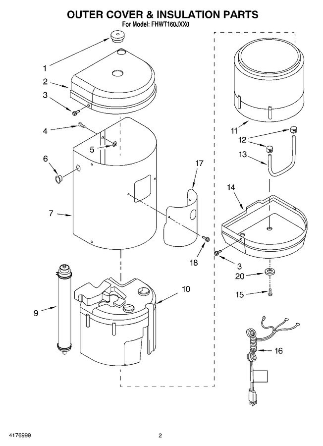 Diagram for FHWT160JXX0